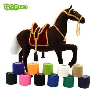 COPOLY Gwerthu'n Uniongyrchol 95 y cant Heb ei Wehyddu A 5 y cant Spandex Gyda 200 y cant I 220 y cant Ffatri Rhwymyn Lapio Cydlynol Elastig Uchel Milfeddygaeth